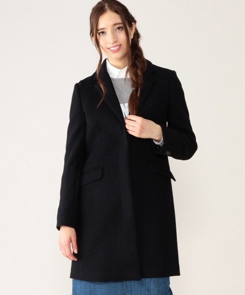 green label relaxing（グリーンレーベルリラクシング）の「◆GT DBL/CL W/N/CAチェスターコート（チェスターコート・レディース・ベージュ/ネイビー/その他・42/36/44/34/38/40）」の4枚目の写真