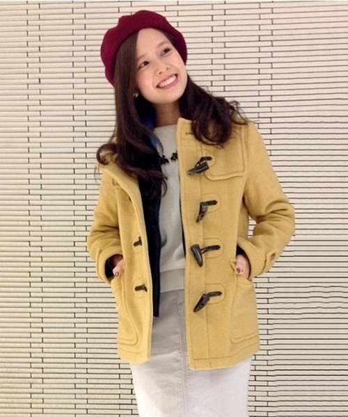 SHIPS for women（シップスフォーウィメン）の「PONTETORTO: ショートダッフル◇●（ダッフルコート・レディース・グレー/ネイビー/マスタード/ベージュ/ブルー/ブラック・36/38）」の6枚目の写真