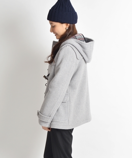SHIPS for women（シップスフォーウィメン）の「PONTETORTO: ショートダッフル◇●（ダッフルコート・レディース・グレー/ネイビー/マスタード/ベージュ/ブルー/ブラック・36/38）」の9枚目の写真