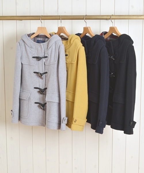 SHIPS for women（シップスフォーウィメン）の「PONTETORTO: ショートダッフル◇●（ダッフルコート・レディース・グレー/ネイビー/マスタード/ベージュ/ブルー/ブラック・36/38）」の12枚目の写真