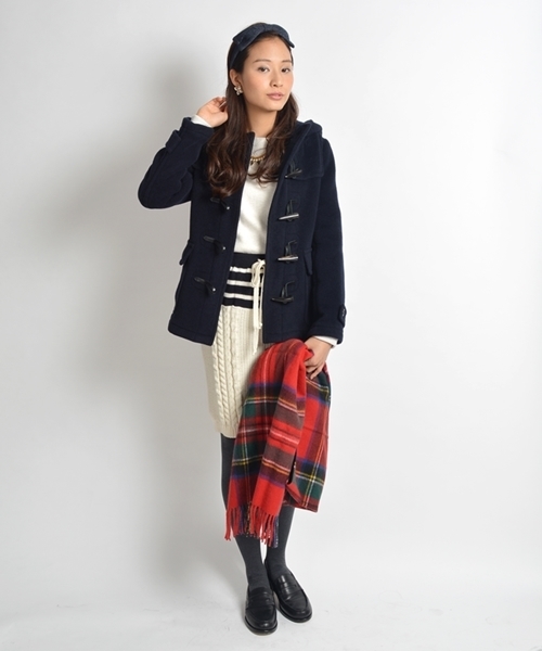 SHIPS for women（シップスフォーウィメン）の「PONTETORTO: ショートダッフル◇●（ダッフルコート・レディース・グレー/ネイビー/マスタード/ベージュ/ブルー/ブラック・36/38）」の15枚目の写真