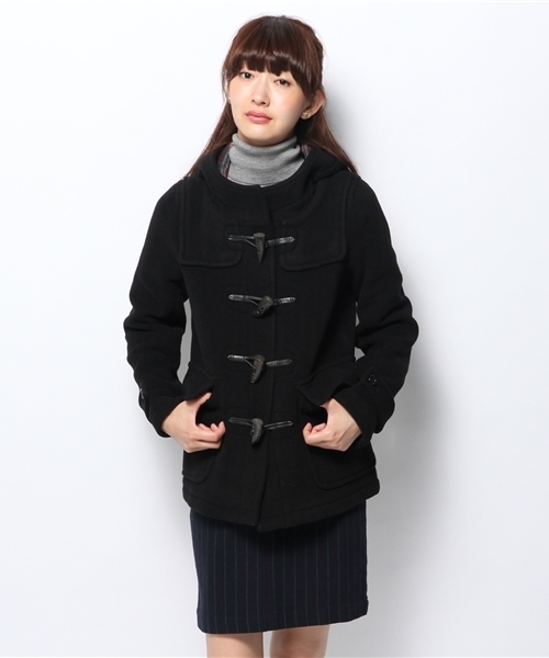 SHIPS for women（シップスフォーウィメン）の「PONTETORTO: ショートダッフル◇●（ダッフルコート・レディース・グレー/ネイビー/マスタード/ベージュ/ブルー/ブラック・36/38）」の7枚目の写真