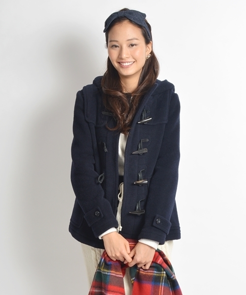 SHIPS for women（シップスフォーウィメン）の「PONTETORTO: ショートダッフル◇●（ダッフルコート・レディース・グレー/ネイビー/マスタード/ベージュ/ブルー/ブラック・36/38）」の20枚目の写真