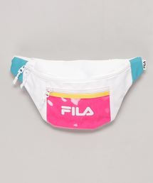 【FILA/フィラ】クリアポケットウエストバッグ ショルダーバッグ 2WAY ブランドロゴプリント