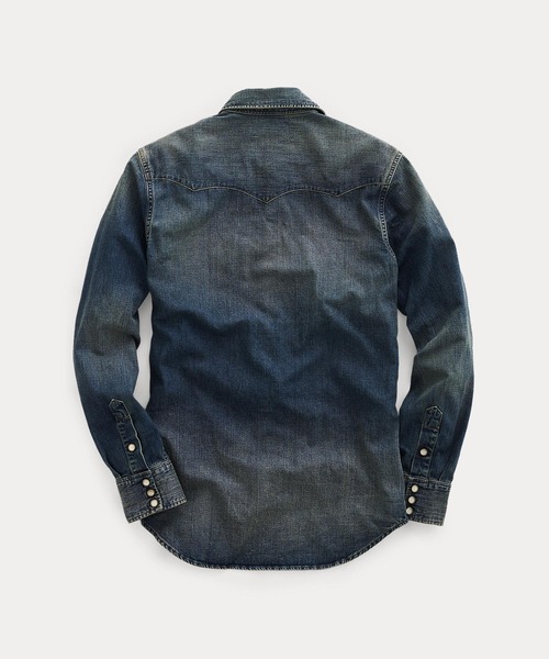インディゴ バッファロー ウエスタン シャツ（シャツ/ブラウス）｜RRL