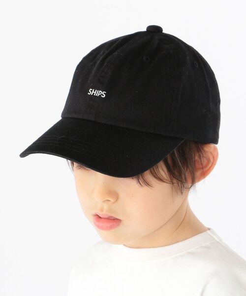 SHIPS(シップス)の「SHIPS KIDS:ロゴ キャップ(キャップ・キッズ・ブラック/オリーブ・ONE SIZE)」の3枚目の写真