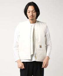 Carhartt ホワイトダックベスト Carhartt カーハート ワークベスト CARHARTT LOOSE FIT WASHED