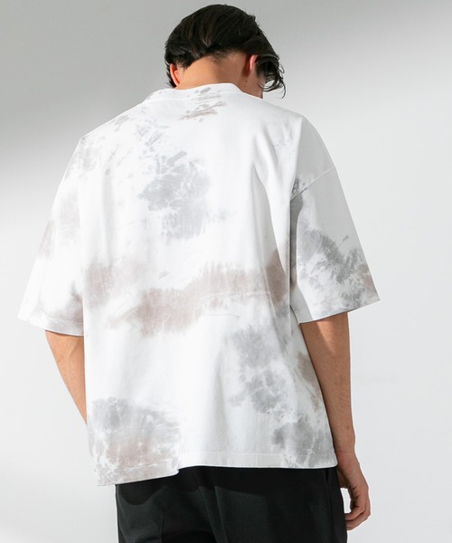 UNITED TOKYO(ユナイテッドトウキョウ)の「テクノラマスムースタイダイカットソー/ビックシルエット(Tシャツ/カットソー・メンズ・グリーン/ブラウン・2/1)」の11枚目の写真