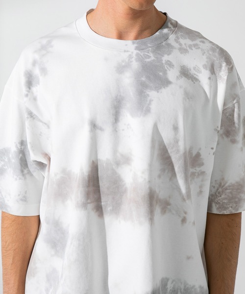 UNITED TOKYO(ユナイテッドトウキョウ)の「テクノラマスムースタイダイカットソー/ビックシルエット(Tシャツ/カットソー・メンズ・グリーン/ブラウン・2/1)」の6枚目の写真