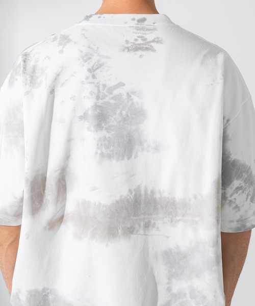 UNITED TOKYO(ユナイテッドトウキョウ)の「テクノラマスムースタイダイカットソー/ビックシルエット(Tシャツ/カットソー・メンズ・グリーン/ブラウン・2/1)」の8枚目の写真