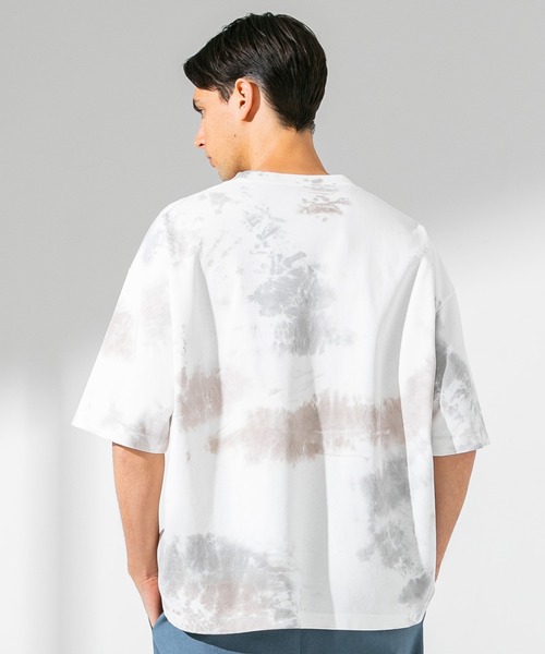 UNITED TOKYO(ユナイテッドトウキョウ)の「テクノラマスムースタイダイカットソー/ビックシルエット(Tシャツ/カットソー・メンズ・グリーン/ブラウン・2/1)」の16枚目の写真