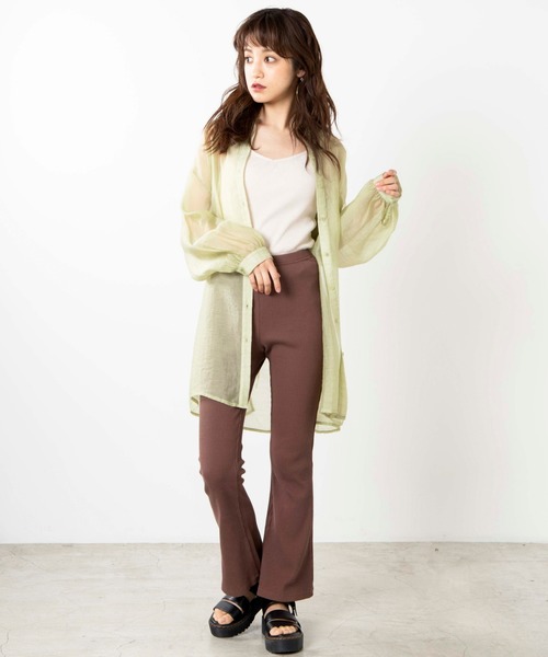 WEGO（ウィゴー）の「WEGO/カップインリブキャミソール（キャミソール・レディース・ブラック/ホワイト/ブルー・SMALL/MEDIUM）」の8枚目の写真