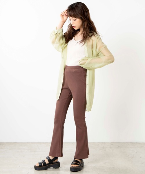 WEGO（ウィゴー）の「WEGO/カップインリブキャミソール（キャミソール・レディース・ブラック/ホワイト/ブルー・SMALL/MEDIUM）」の4枚目の写真