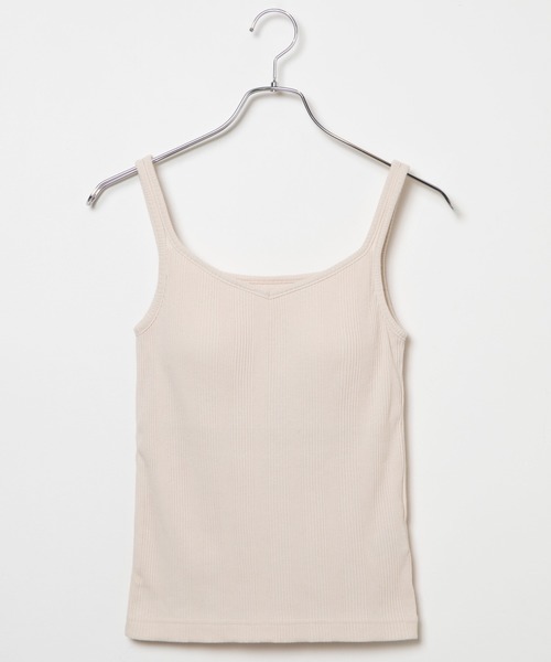 WEGO（ウィゴー）の「WEGO/カップインリブキャミソール（キャミソール・レディース・ブラック/ホワイト/ブルー・SMALL/MEDIUM）」の13枚目の写真