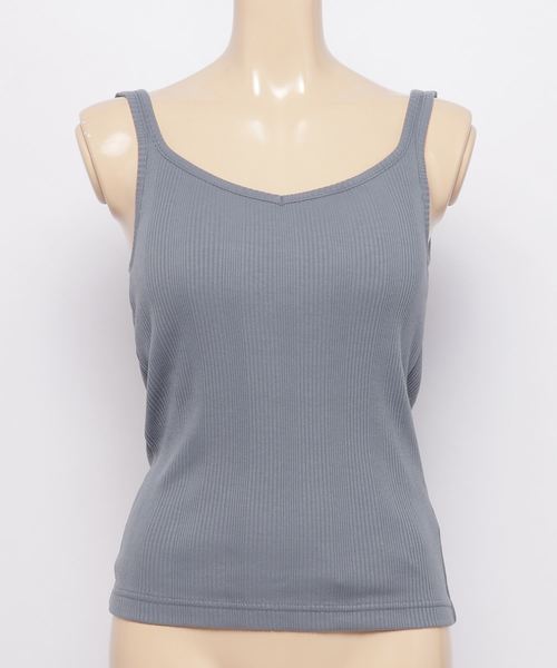 WEGO（ウィゴー）の「WEGO/カップインリブキャミソール（キャミソール・レディース・ブラック/ホワイト/ブルー・SMALL/MEDIUM）」の17枚目の写真