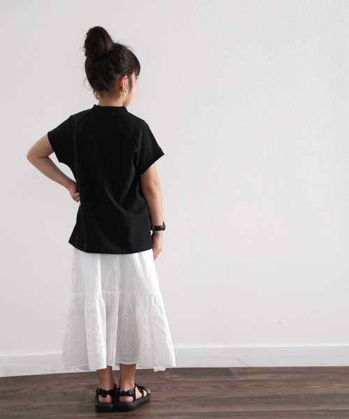 classicalelf（クラシカルエルフ）の「綿100％USAコットン。シンプルだけど拘りたっぷり。ロゴTシャツ。（Tシャツ/カットソー・キッズ・ホワイト/ブラック/ベージュ/グリーン/モカ・140/150/130/160）」の22枚目の写真