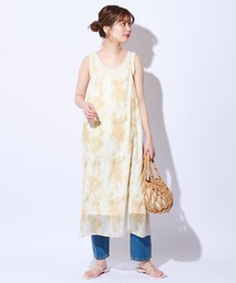 natural couture | ほんのりタイダイキャミワンピース(ワンピース)