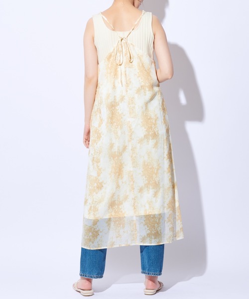 natural couture(ナチュラルクチュール)の「ほんのりタイダイキャミワンピース(ワンピース・レディース・ピンク/イエロー/グリーン・FREE)」の17枚目の写真