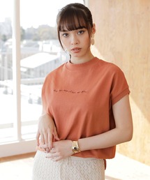 WEB限定【KANGOL EXTRA COMFORT(カンゴール エクストラ コンフォート)】フレンチスリーブネックポイントTシャツ