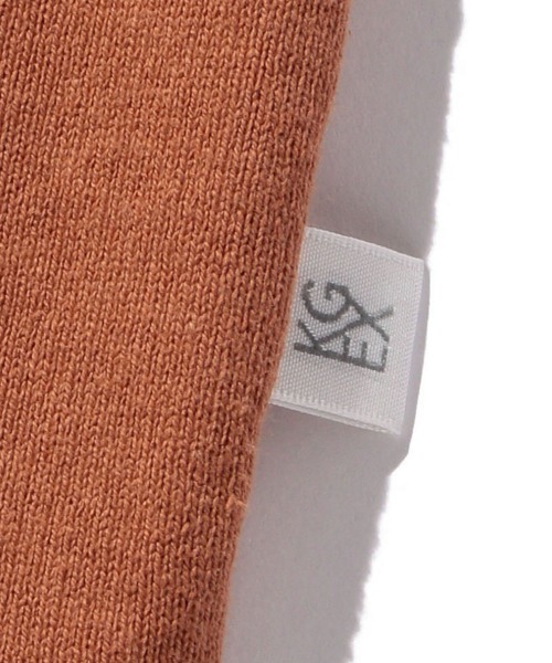 KANGOL EXTRA COMFORT(カンゴールエクストラコンフォート)の「WEB限定【KANGOL EXTRA COMFORT(カンゴール エクストラ コンフォート)】フレンチスリーブネックポイントTシャツ(Tシャツ/カットソー・レディース・パープル/キャメル/ベージュ/グレー/オフホワイト・M/L/LL)」の22枚目の写真
