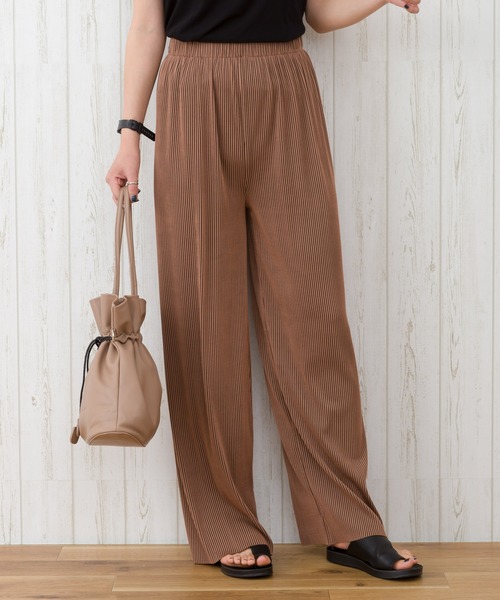 SpRay（スプレイ）の「プリーツパンツ（その他パンツ・レディース・ベージュ/ブラウン/ブラック・FREE）」の7枚目の写真