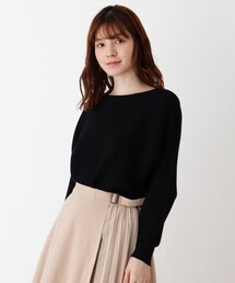 DRESKIP | 【WEB限定品番/M-L/洗濯機で洗えて毛玉になりにくい】リブドルマンニット(ニット/セーター)