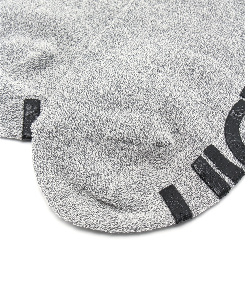 mystic(ミスティック)の「ブークレストライプ切り替(ソックス/靴下・レディース・ブラック/オフホワイト/グレー・フリ-)」の5枚目の写真