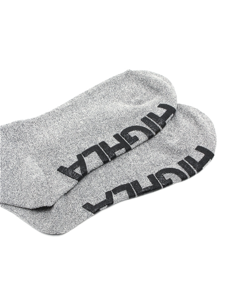 mystic(ミスティック)の「ブークレストライプ切り替(ソックス/靴下・レディース・ブラック/オフホワイト/グレー・フリ-)」の6枚目の写真