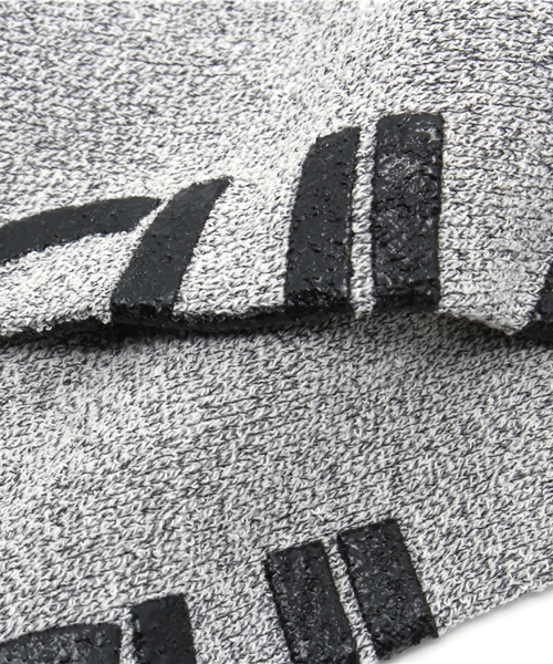 mystic(ミスティック)の「ブークレストライプ切り替(ソックス/靴下・レディース・ブラック/オフホワイト/グレー・フリ-)」の7枚目の写真