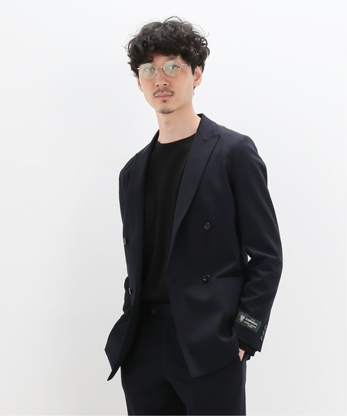 セール Dormeuil ドーメル ジャージ ダブルジャケット セットアップ着用可能 テーラードジャケット Edifice エディフィス のファッション通販 Zozotown