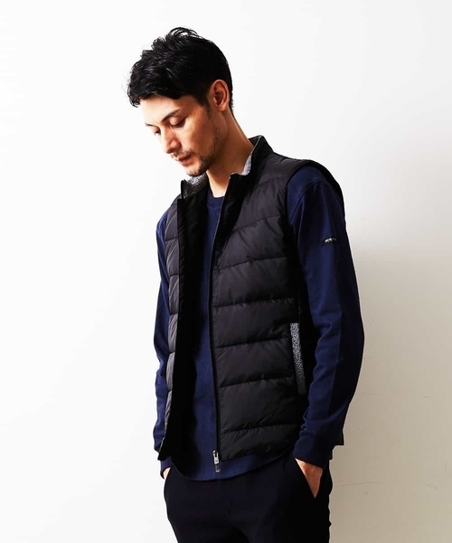 MICHEL KLEIN HOMME   （ミッシェルクランオム）の「ブルゾン（サーモライトボア）（その他アウター・メンズ・ブラック/グレー・46/48/51）」の8枚目の写真