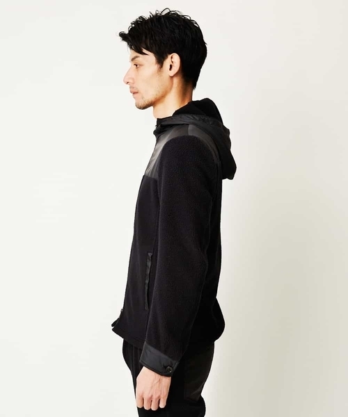 MICHEL KLEIN HOMME   （ミッシェルクランオム）の「ブルゾン（サーモライトボア）（その他アウター・メンズ・ブラック/グレー・46/48/51）」の15枚目の写真