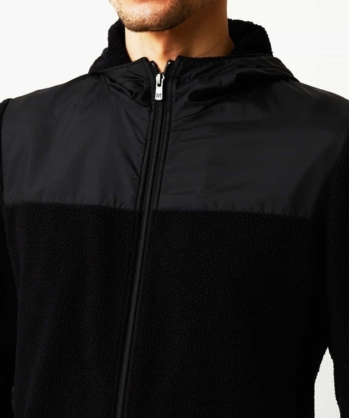 MICHEL KLEIN HOMME   （ミッシェルクランオム）の「ブルゾン（サーモライトボア）（その他アウター・メンズ・ブラック/グレー・46/48/51）」の17枚目の写真