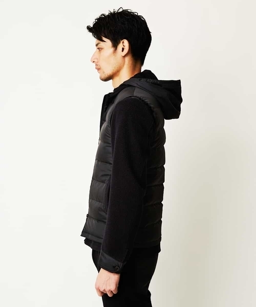 MICHEL KLEIN HOMME   （ミッシェルクランオム）の「ブルゾン（サーモライトボア）（その他アウター・メンズ・ブラック/グレー・46/48/51）」の22枚目の写真