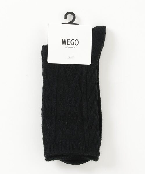 WEGO（ウィゴー）の「WEGO/ケーブルソックス（ソックス/靴下・レディース・ブルー/グレー/ブラック/パープル/ホワイト/ライトブラウン/ワイン/ブラウン系その他/グリーン系その他/マスタード・FREE）」の19枚目の写真