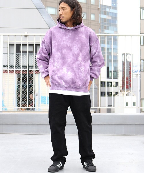 パーカー・フーディ TIE-DYE HOODIE ROOPTOKYO（ループトウキョウ）の「TIE-DYE GILDAN HOODIE