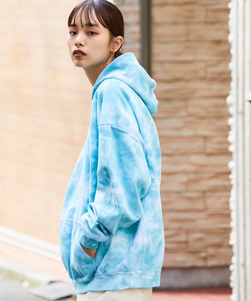 LGB ルグランブルー　ポンチョ　パーカー　タイダイ 値引き！LGB ルグランブルーポンチョパーカータイダイ