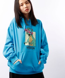 【VISION STREET WEAR】裏毛プリントパーカー