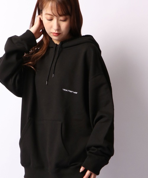 VISION STREET WEAR(ヴィジョンストリートウェア)の「【VISION STREET WEAR】裏毛プリントパーカー(パーカー・メンズ・ホワイト/ブラック/ベージュ/パープル/ブルー/ホワイト系その他/ブラック系その他/パープル系その他・LL/M/L)」の4枚目の写真