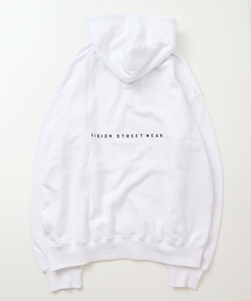VISION STREET WEAR(ヴィジョンストリートウェア)の「【VISION STREET WEAR】裏毛プリントパーカー(パーカー・メンズ・ホワイト/ブラック/ベージュ/パープル/ブルー/ホワイト系その他/ブラック系その他/パープル系その他・LL/M/L)」の13枚目の写真