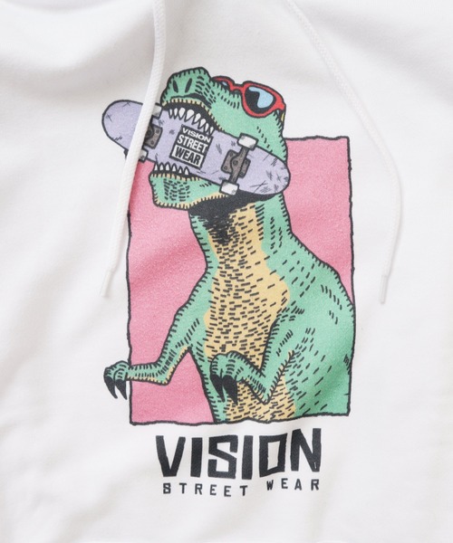 VISION STREET WEAR(ヴィジョンストリートウェア)の「【VISION STREET WEAR】裏毛プリントパーカー(パーカー・メンズ・ホワイト/ブラック/ベージュ/パープル/ブルー/ホワイト系その他/ブラック系その他/パープル系その他・LL/M/L)」の14枚目の写真