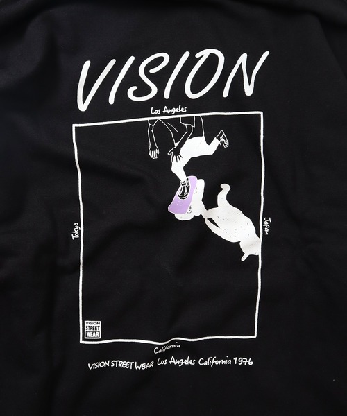 VISION STREET WEAR(ヴィジョンストリートウェア)の「【VISION STREET WEAR】裏毛プリントパーカー(パーカー・メンズ・ホワイト/ブラック/ベージュ/パープル/ブルー/ホワイト系その他/ブラック系その他/パープル系その他・LL/M/L)」の17枚目の写真