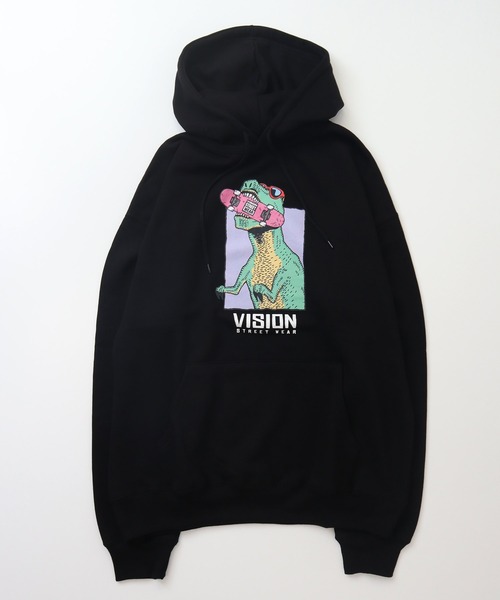 VISION STREET WEAR(ヴィジョンストリートウェア)の「【VISION STREET WEAR】裏毛プリントパーカー(パーカー・メンズ・ホワイト/ブラック/ベージュ/パープル/ブルー/ホワイト系その他/ブラック系その他/パープル系その他・LL/M/L)」の18枚目の写真