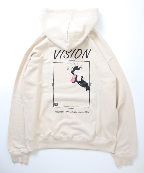 VISION STREET WEAR(ヴィジョンストリートウェア)の「【VISION STREET WEAR】裏毛プリントパーカー(パーカー・メンズ・ホワイト/ブラック/ベージュ/パープル/ブルー/ホワイト系その他/ブラック系その他/パープル系その他・LL/M/L)」の22枚目の写真