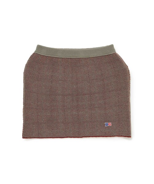 Bonjour Girl（ボンジュールガール）の「【Bonjour Girl/ボンジュールガール】２WAYニットチェックスカート（スカート・レディース・ベージュ/グレー/レッド・FREE）」の13枚目の写真