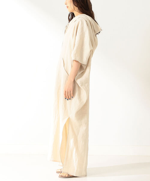 Demi-Luxe BEAMS(デミルクス ビームス)の「DOU BOCHI Eric Bergere / Saliers リネンワンピース(ワンピース・レディース・ブラック/ホワイト系その他5・ONE SIZE)」の17枚目の写真