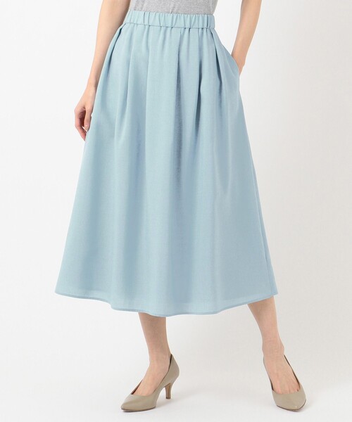 J.PRESS Ladies(J.プレス レディス)の「【洗える】シックアンドシンボイル フレアスカート(スカート・レディース・スモーキーグリーン系/ネイビー系/ベージュ系・XS/XXS/S)」の17枚目の写真