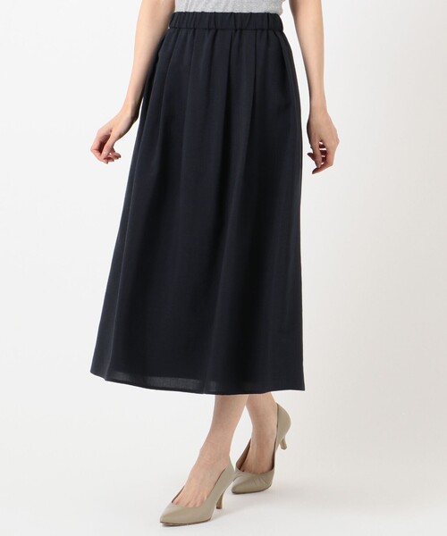 J.PRESS Ladies(J.プレス レディス)の「【洗える】シックアンドシンボイル フレアスカート(スカート・レディース・スモーキーグリーン系/ネイビー系/ベージュ系・XS/XXS/S)」の18枚目の写真
