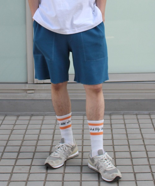 1 to 10 people（ワントゥテンピープル）の「【1to10people】サマーニットショーツ WGC-022-M（その他パンツ・メンズ・ネイビー/サックスブルー/ピンク・M/L）」の2枚目の写真