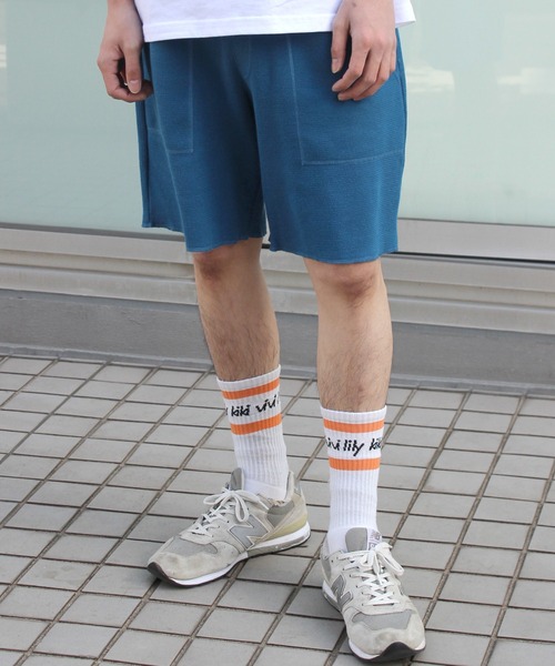 1 to 10 people（ワントゥテンピープル）の「【1to10people】サマーニットショーツ WGC-022-M（その他パンツ・メンズ・ネイビー/サックスブルー/ピンク・M/L）」の5枚目の写真